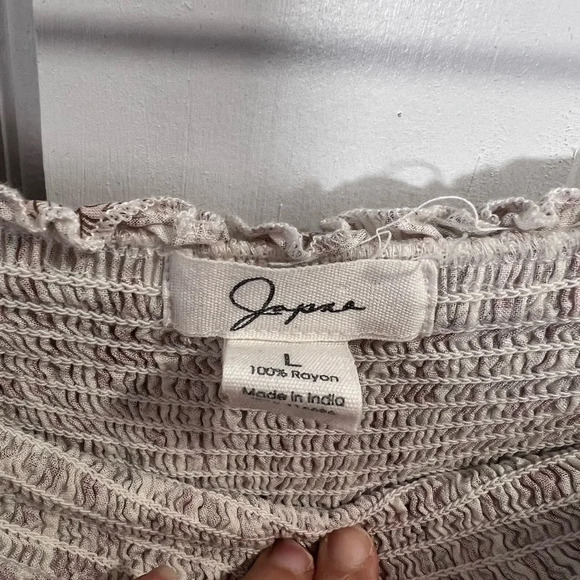 Size large Japna boho style strapless jumpsuit in excellent like new condition - Picture 4 of 4